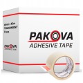 Taśma pakowa PAKOVA 48/66yard transparent na tle kartonu zbiorczego