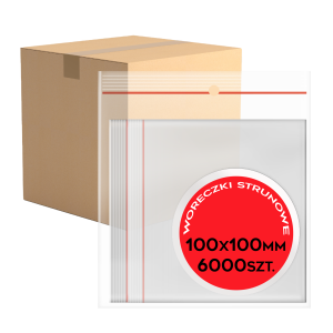 Woreczki strunowe Torebki 100/100mm 6000szt.