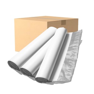 Foliopaki kurierskie białe EKONOMICZNE 4XL 450/550mm 500szt.