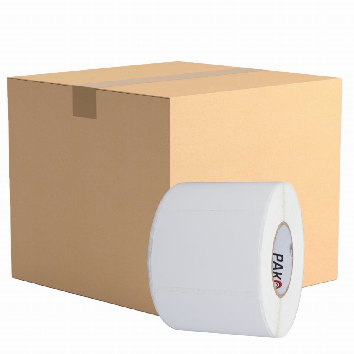 Etykiety termiczne do wag BIAŁE 58x43mm 800szt. 48 rolek